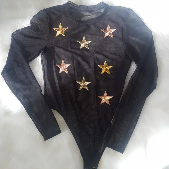 Good American Other - Good American star sheer bodysuit Large new